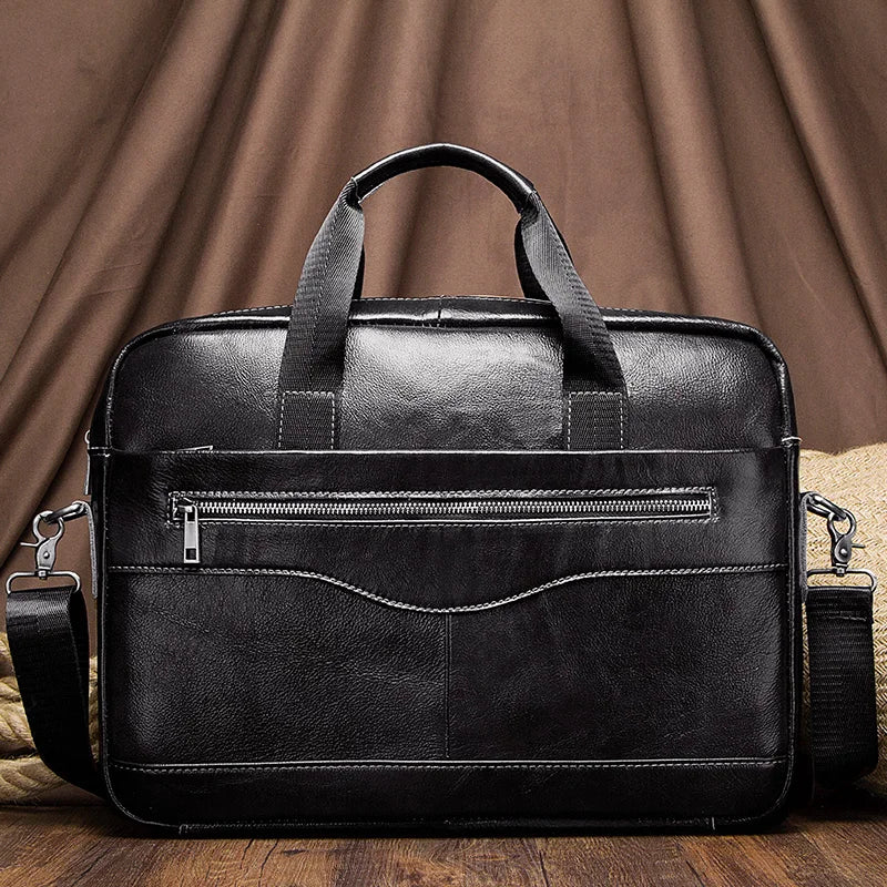 Genuine Leather Laptop Briefcase