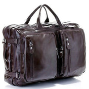 Premium Leather Travel Duffle Bag