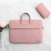 Stylish PU Leather Laptop Handbag with Shoulder Strap (13–15.6 Inch)