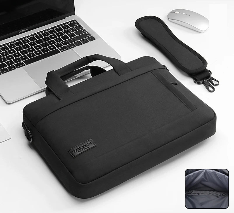 Laptop Shoulder Bag for MacBook Air/Pro, Dell, Huawei, ASUS (13–17 Inch)
