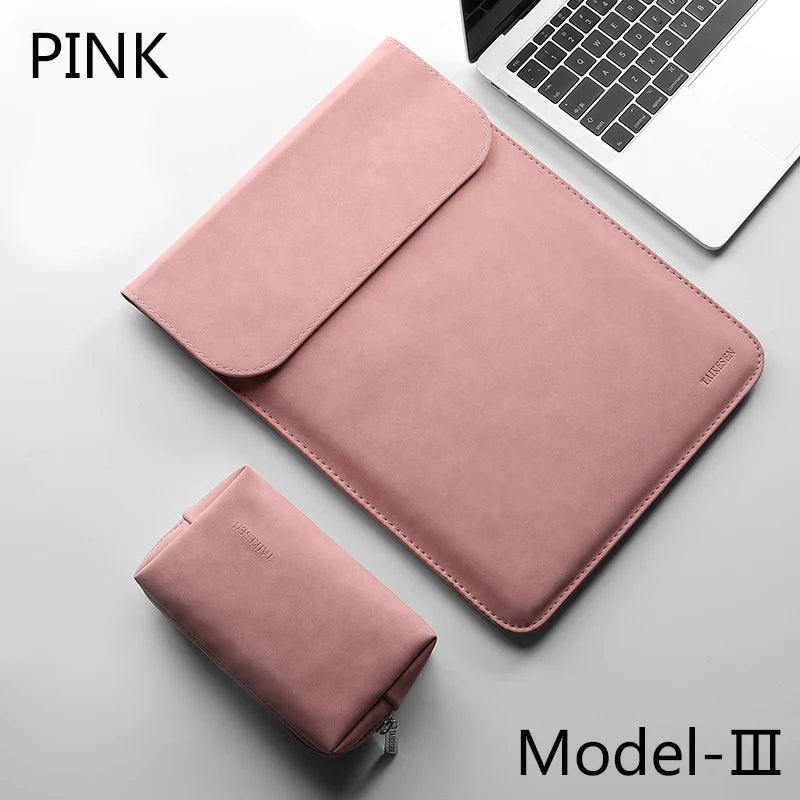 Elegant Laptop Sleeve Bag for MacBook Pro/Air M1 (11/12/13.3/15/16 Inch)