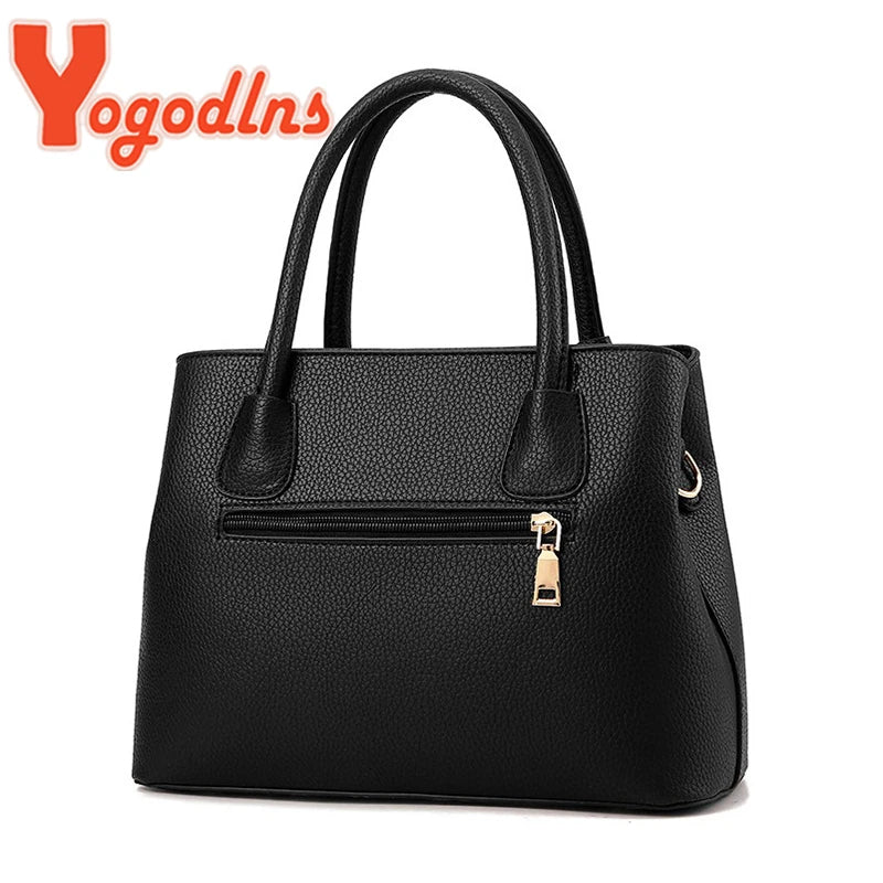 Luxury Leather Purse- Elegant Shoulder Bag
