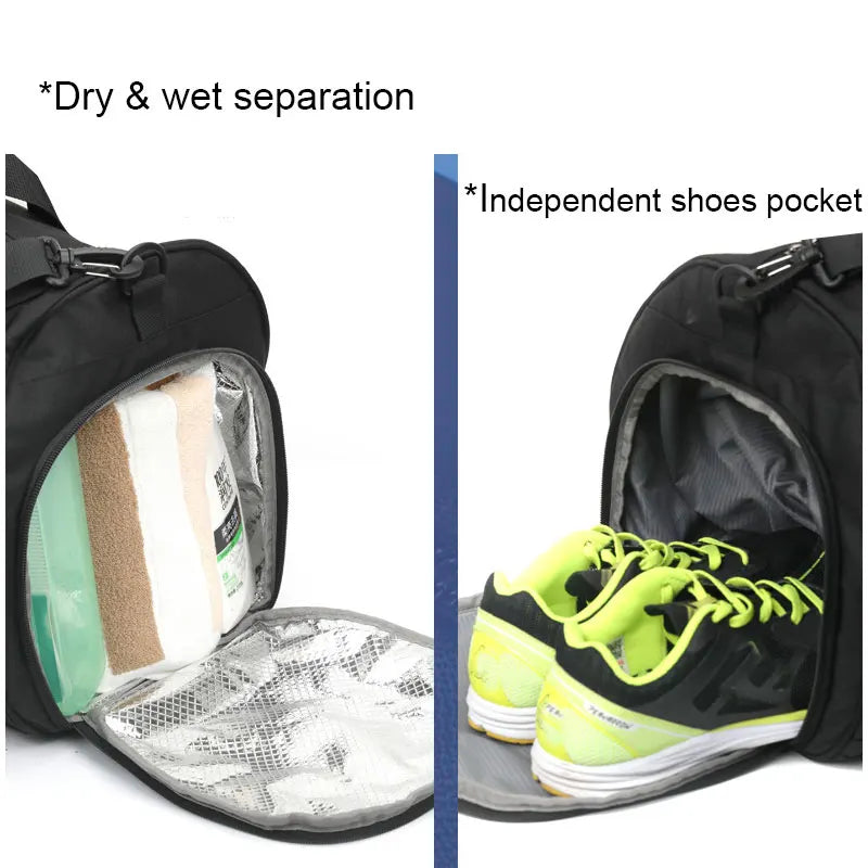 Multifunction Large Gym Bag-Shoes & Wet-Dry Compartment