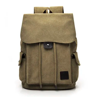High-Quality Canvas Backpack – Large Travel Shoulder Bag