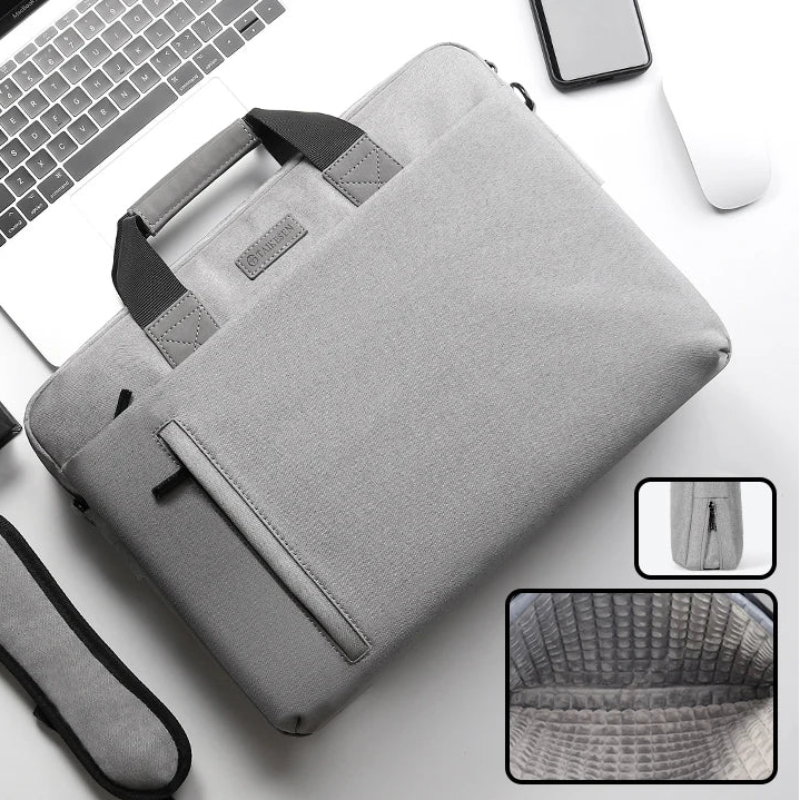 Waterproof Laptop Shoulder Bag Briefcase – Fits 13.3, 14, 15.6 & 17.3 Inch