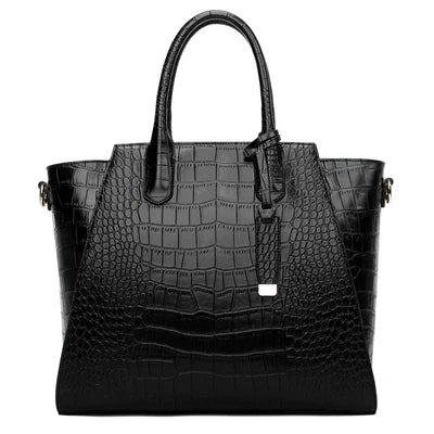 High-Quality PU Leather Large Capacity Tote, Shoulder & Crossbody Bag