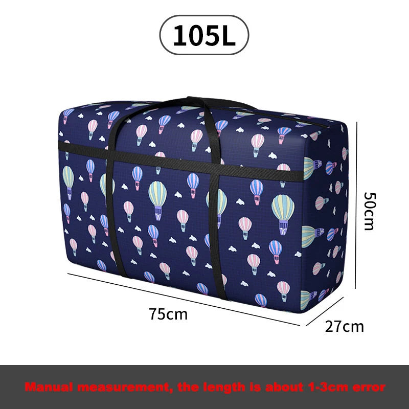 Waterproof Foldable Travel Duffle Bag – Thickened Large Capacity