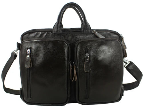 Premium Leather Travel Duffle Bag