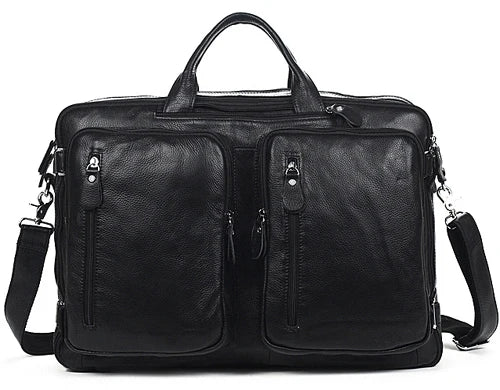Premium Leather Travel Duffle Bag
