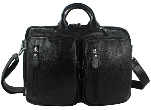 Premium Leather Travel Duffle Bag