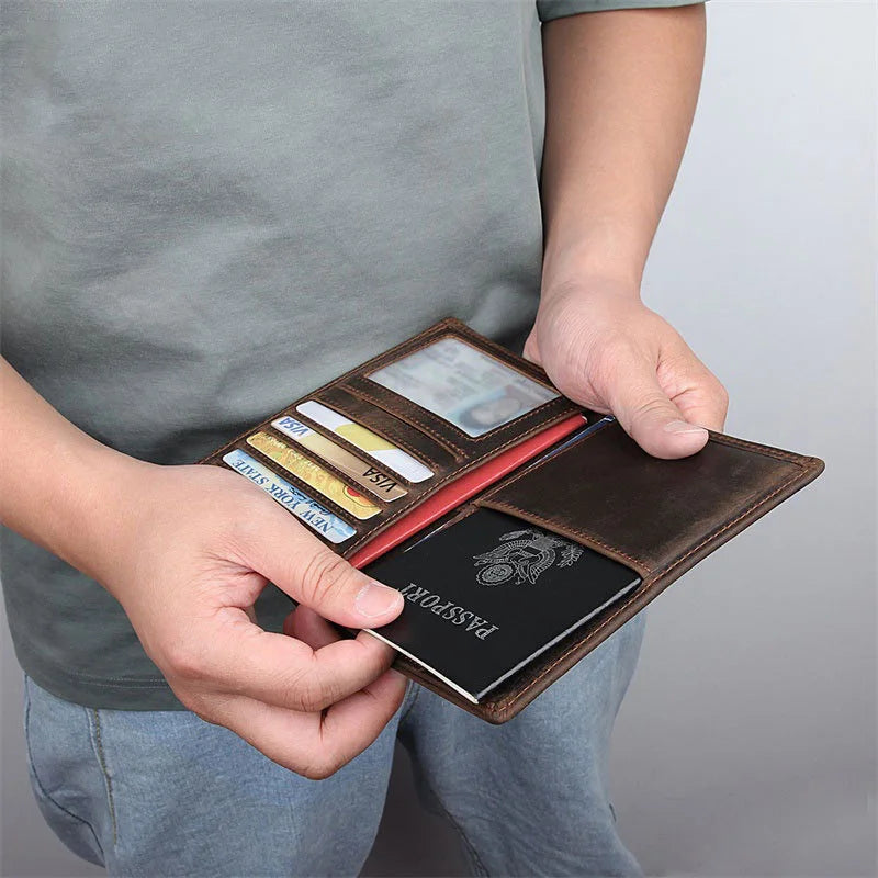 Premium Passport Holder – Handmade Leather Travel Case