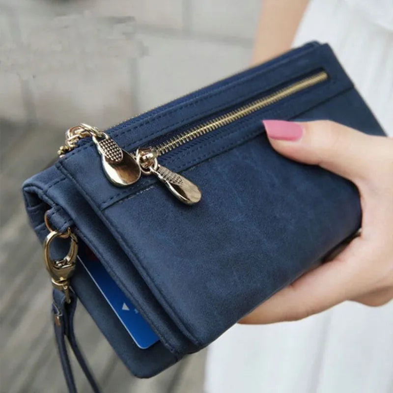 Stylish Wristlet Leather Wallet
