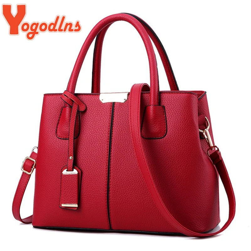 Luxury Leather Purse- Elegant Shoulder Bag