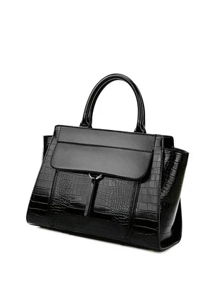 High-Quality PU Leather Large Capacity Tote, Shoulder & Crossbody Bag