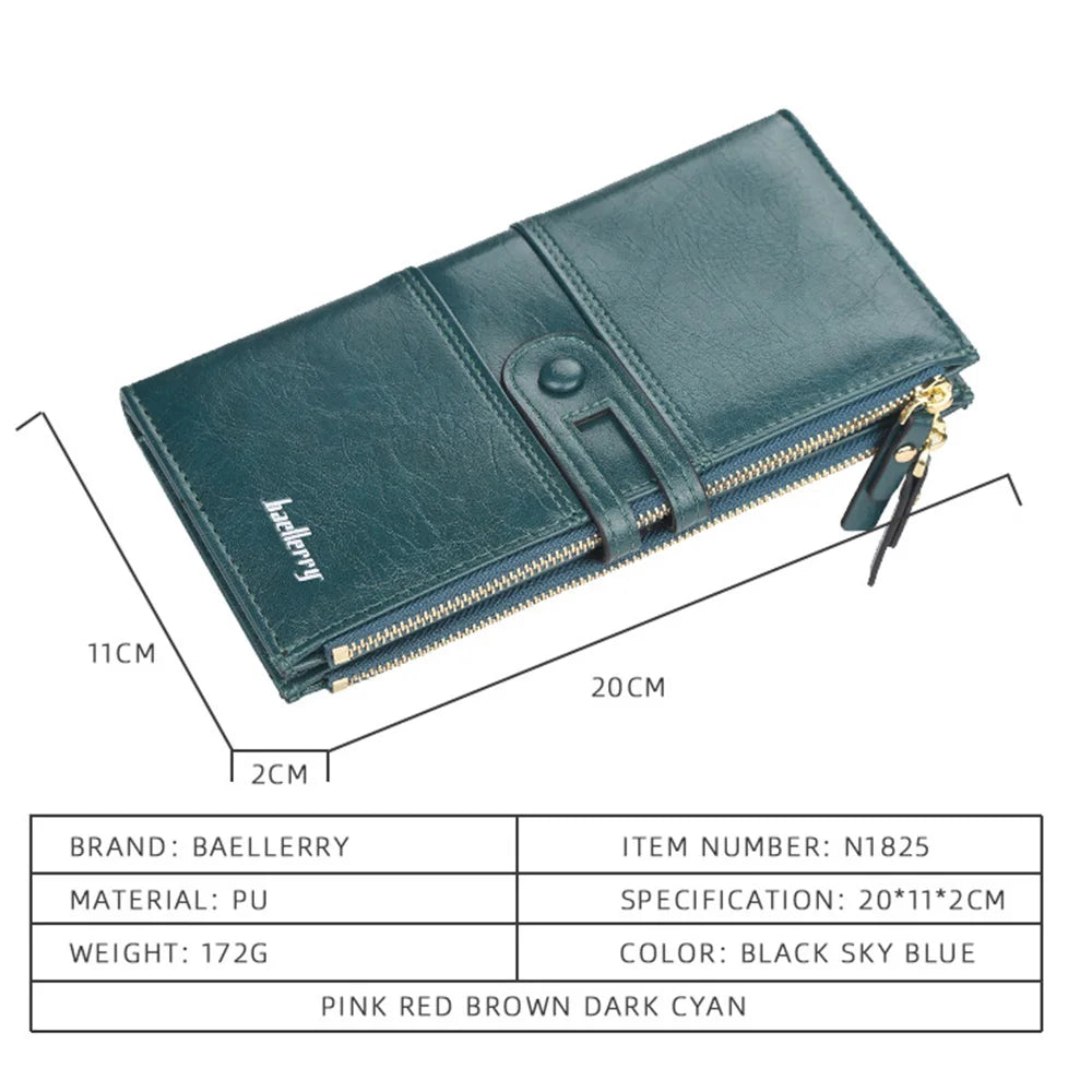 Long PU Leather Wallet