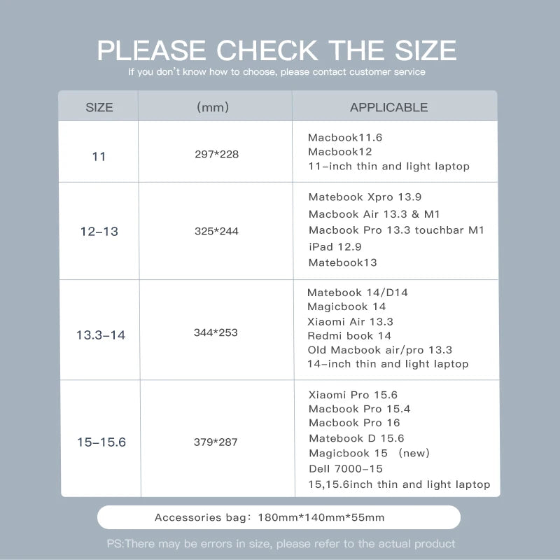 Modern Style 11–15.6 Inch for MacBook Air/Pro