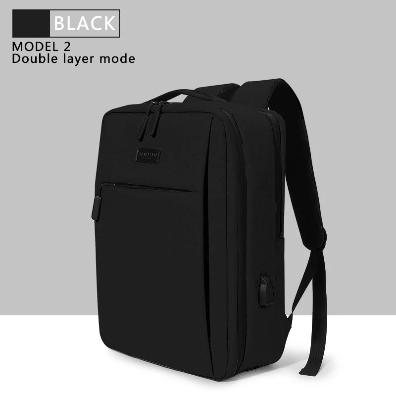 Spacious Laptop Backpack 15.6/16/17.3 Inch with USB Charging Port, Waterproof School Bag