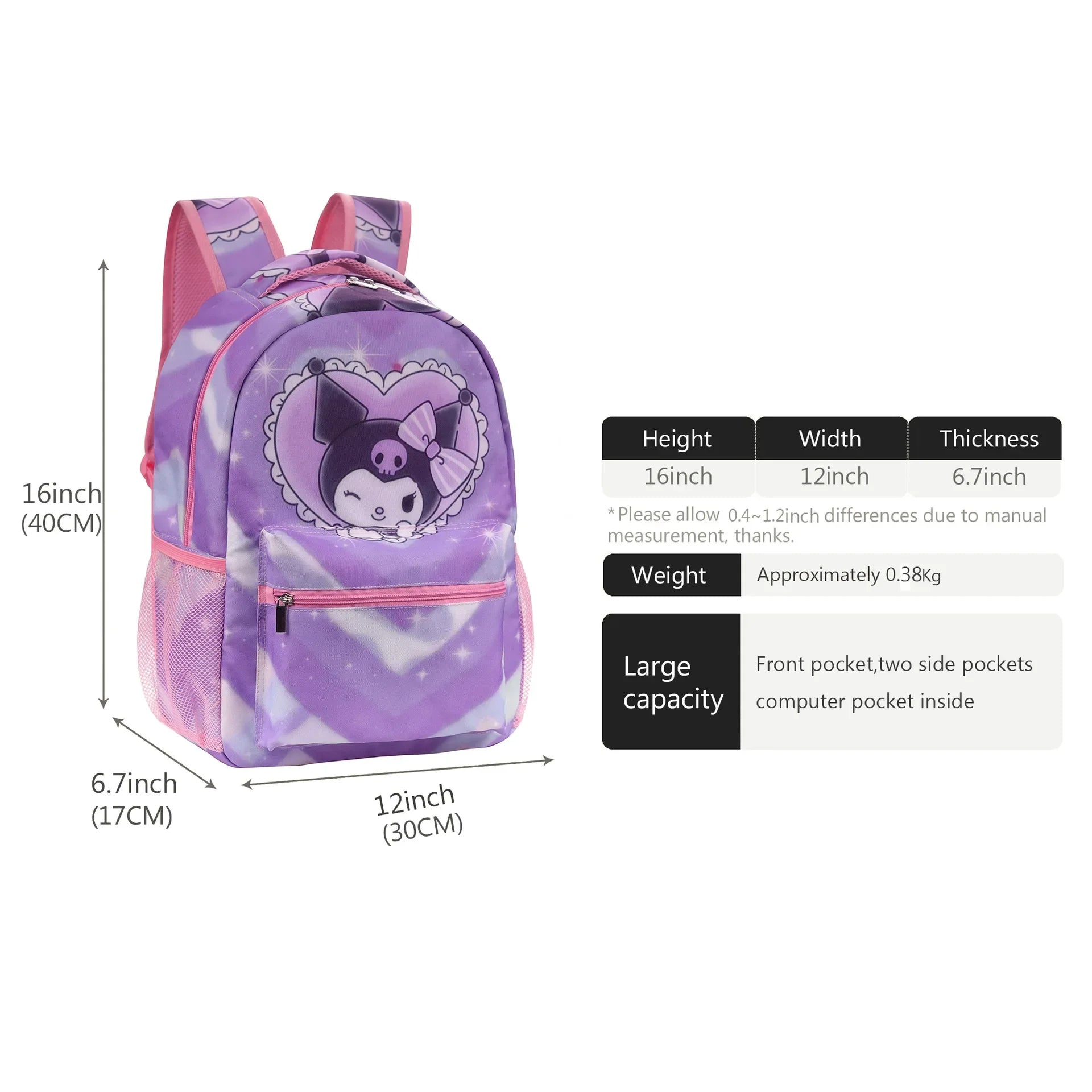 Hello Kitty & Friends Anime Backpack