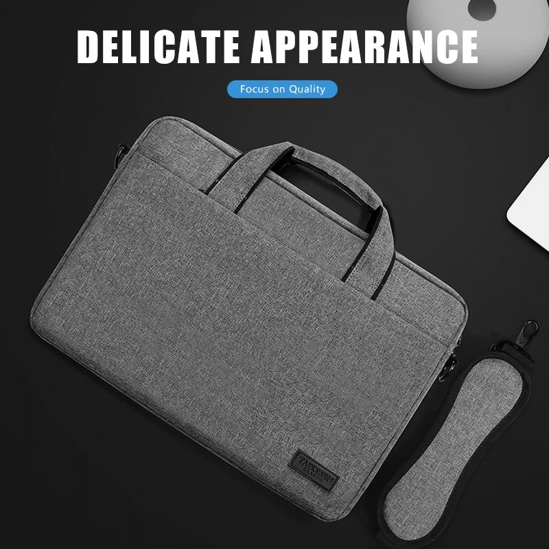 Slim Business Laptop Bag – 13/14/15.6/17 Inch Carrying Case for MacBook