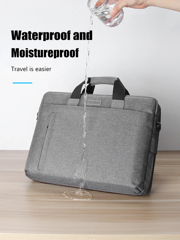 Waterproof Laptop Shoulder Bag Briefcase – Fits 13.3, 14, 15.6 & 17.3 Inch