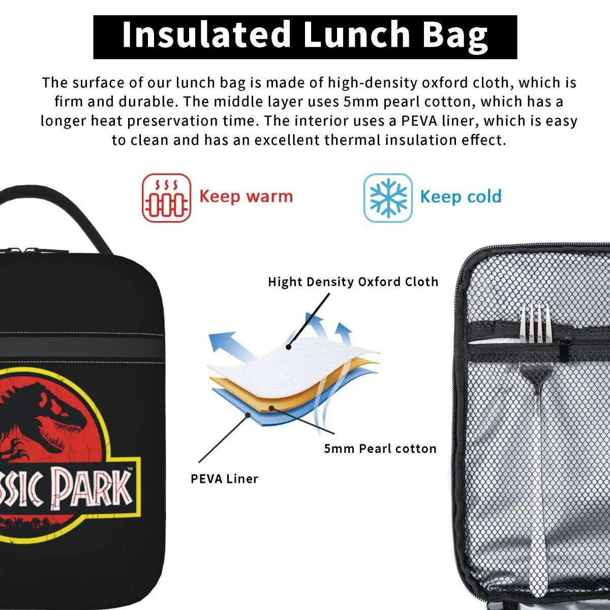 Jurassic Park Lunch Bag