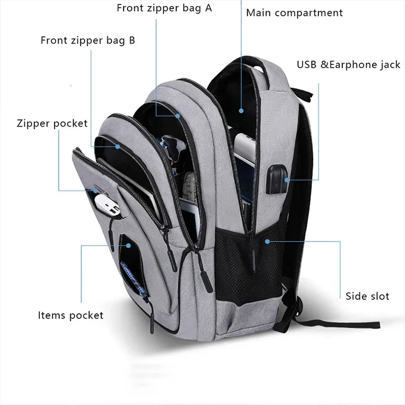 Large Capacity 15.6  Backpack