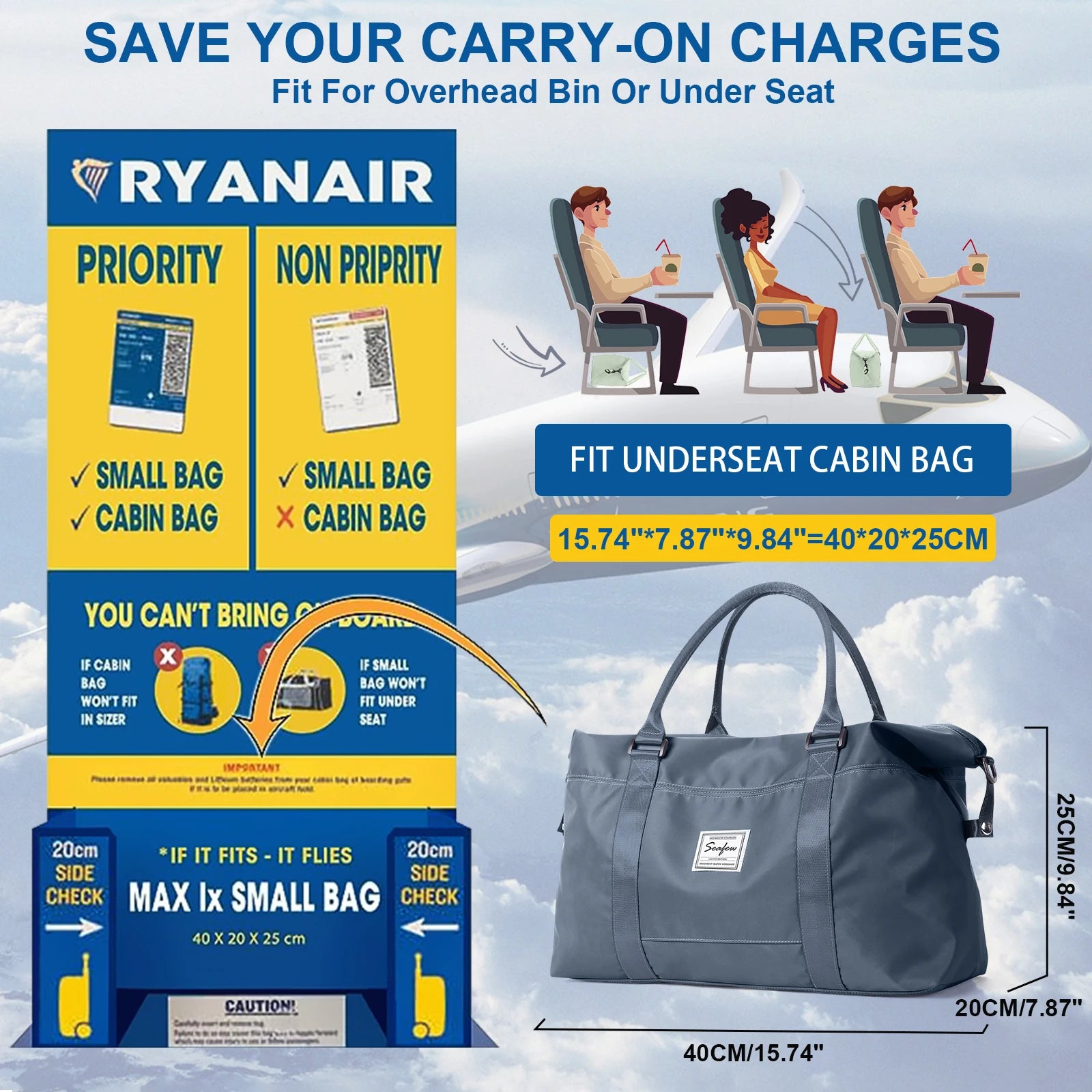 Large Capacity Cabin Travel Bag