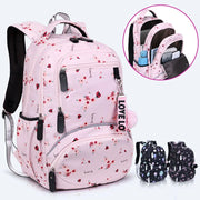 Large Cute Printed School Backpack