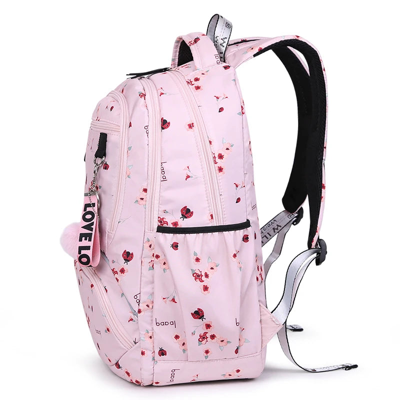 Large Cute Printed School Backpack