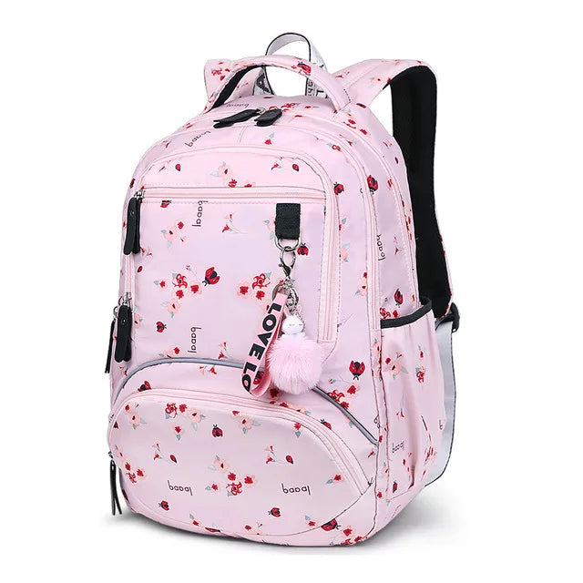 Large Cute Printed School Backpack