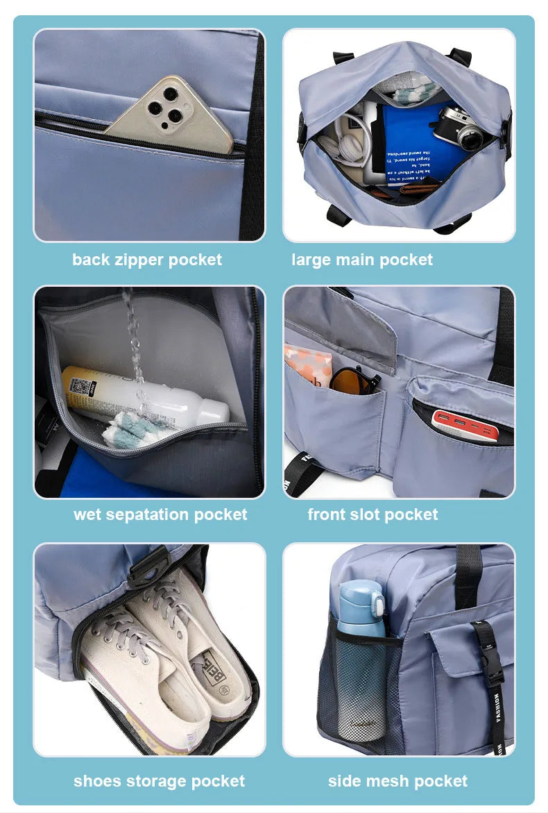 Large Sports & Fitness Duffel Bag