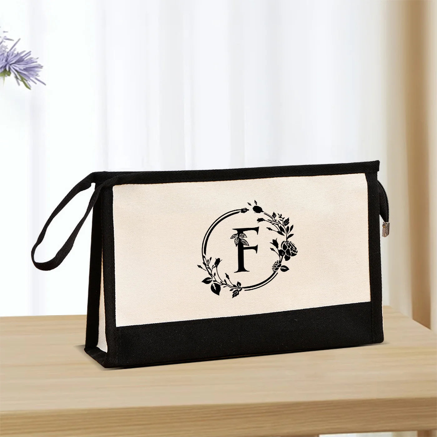 Letter Print Tote Shoulder Bag