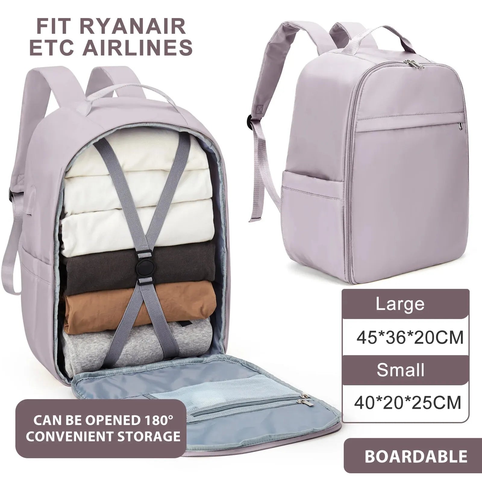 Lightweight Cabin Travel Backpack