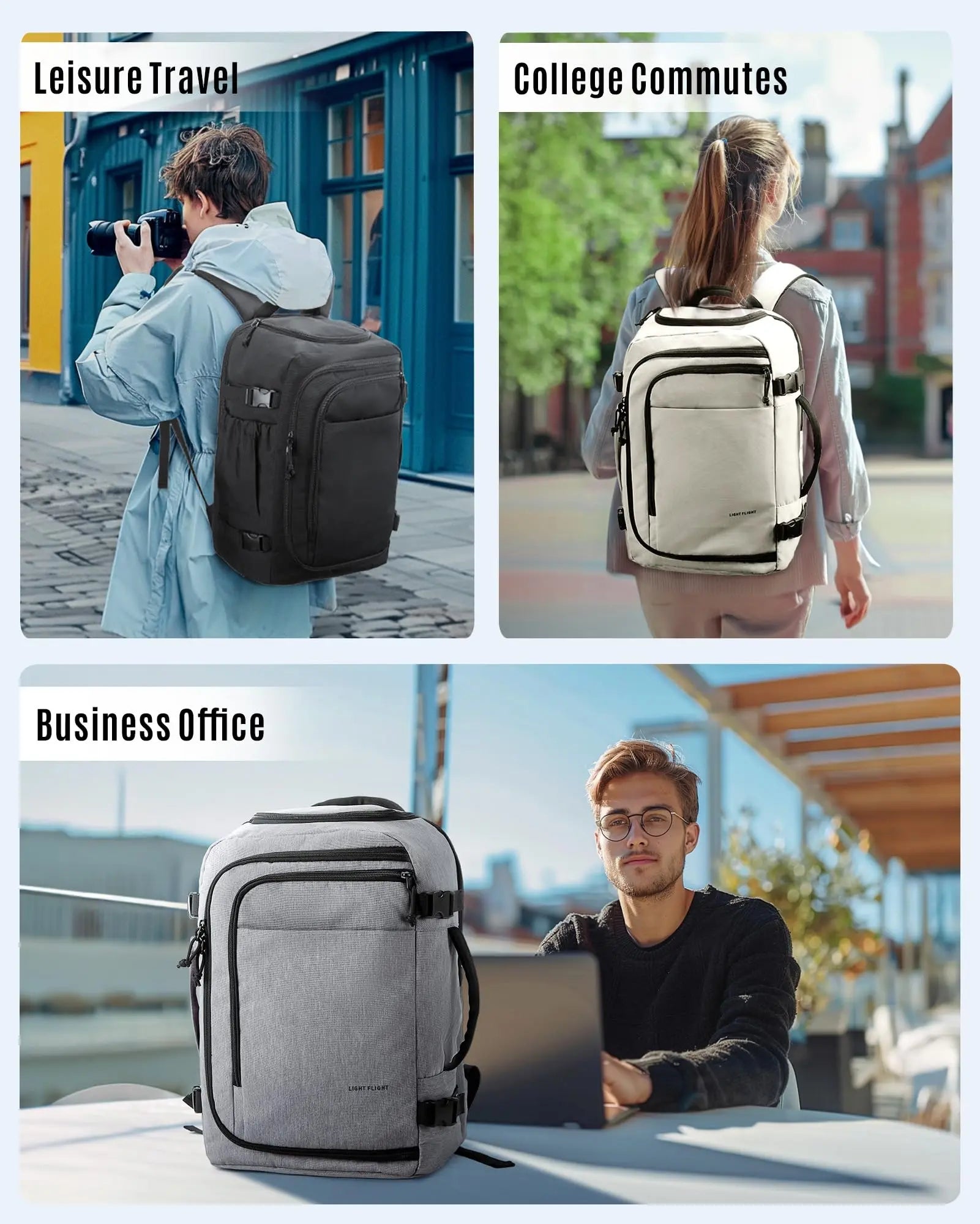 Lightweight Sleek Travel Backpack
