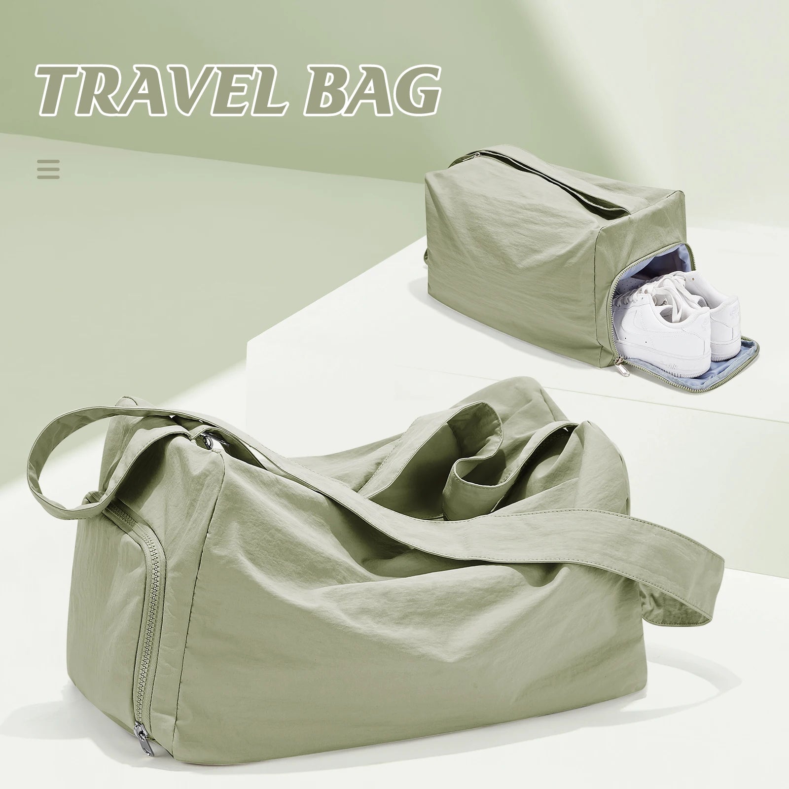 Lightweight Travel & Sports Duffel Bag