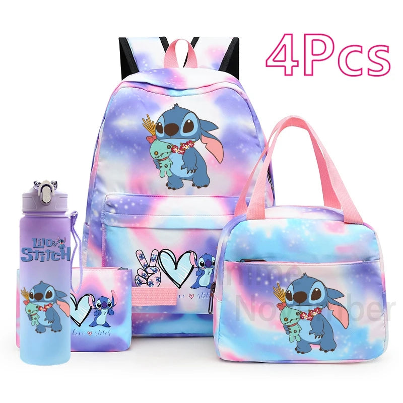 Lilo & Stitch 4PC Backpack Set