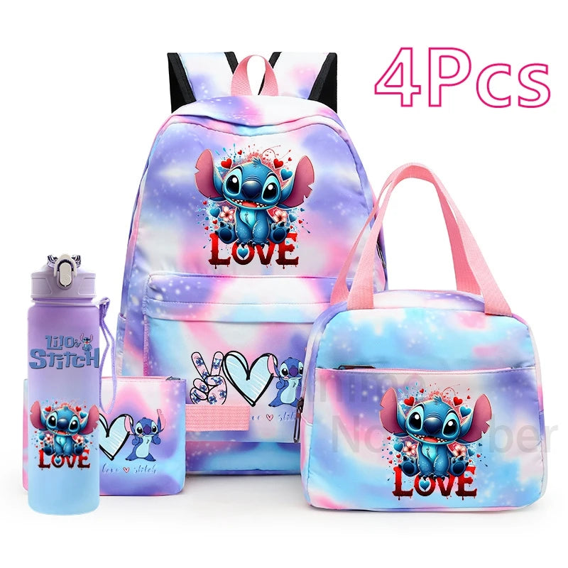 Lilo & Stitch 4PC Backpack Set