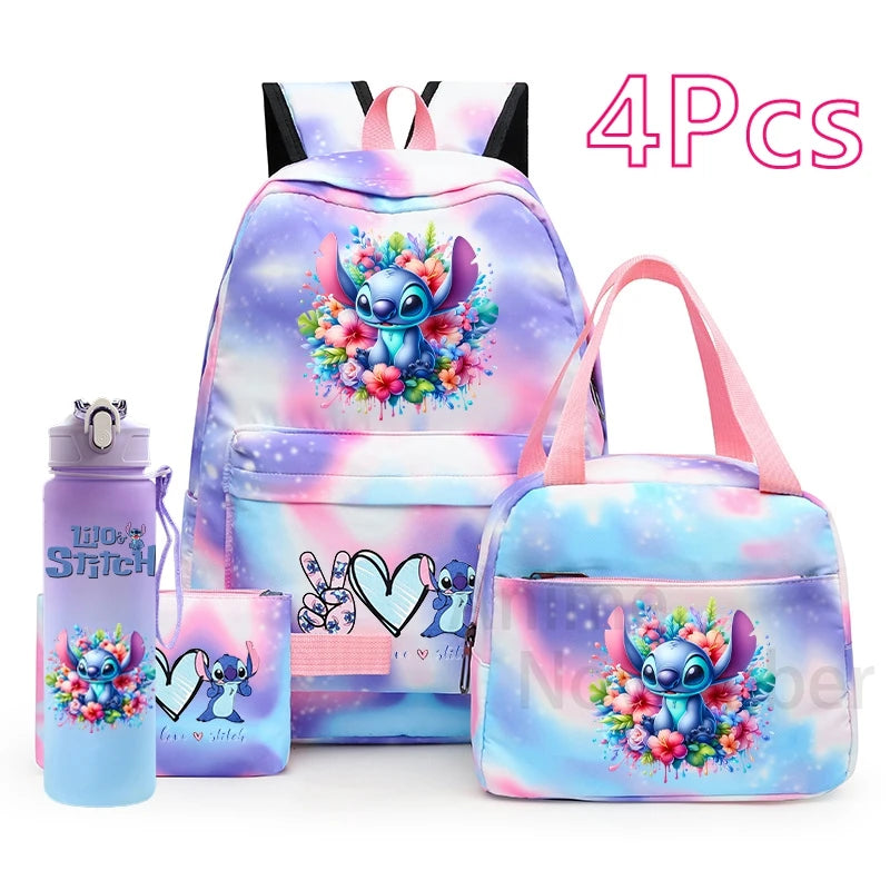 Lilo & Stitch 4PC Backpack Set