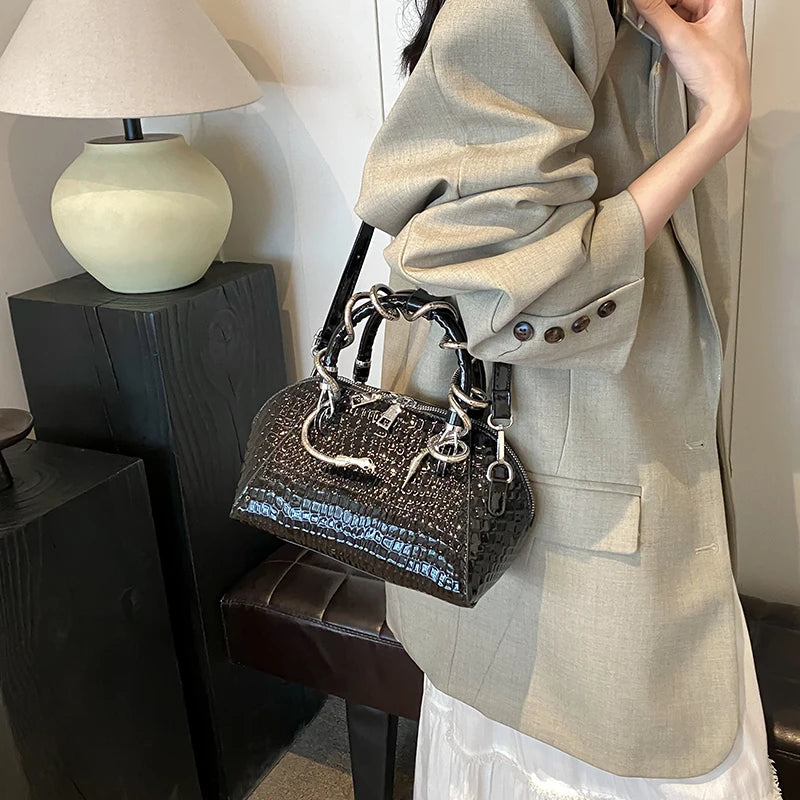 Luxury Croc Shell Handbag