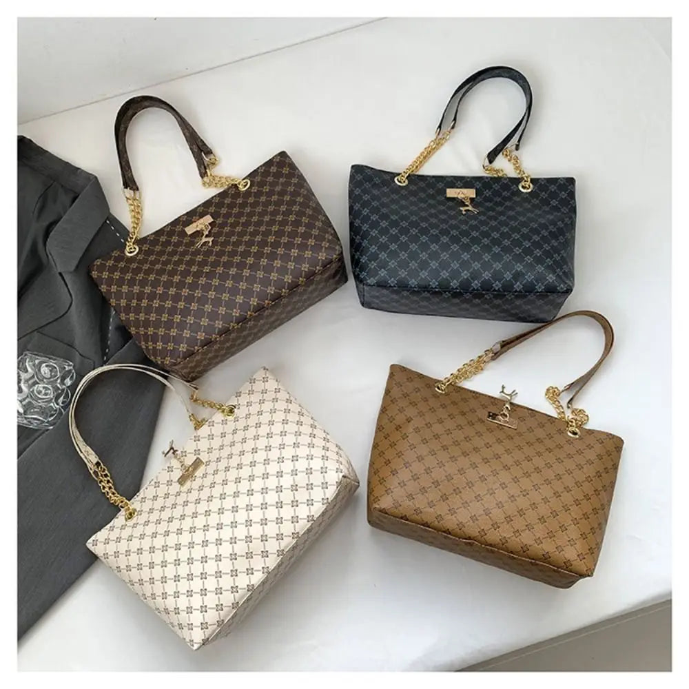 Luxury Print Tote Bag