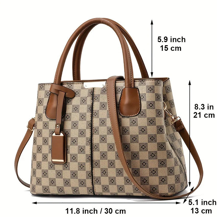 Luxury Vintage Shoulder Tote Bag