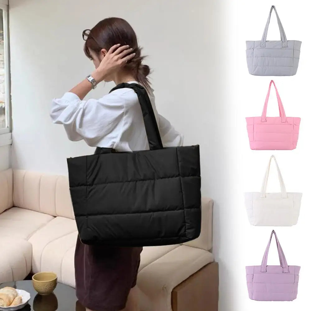 Messenger-Style Shoulder Tote Bag