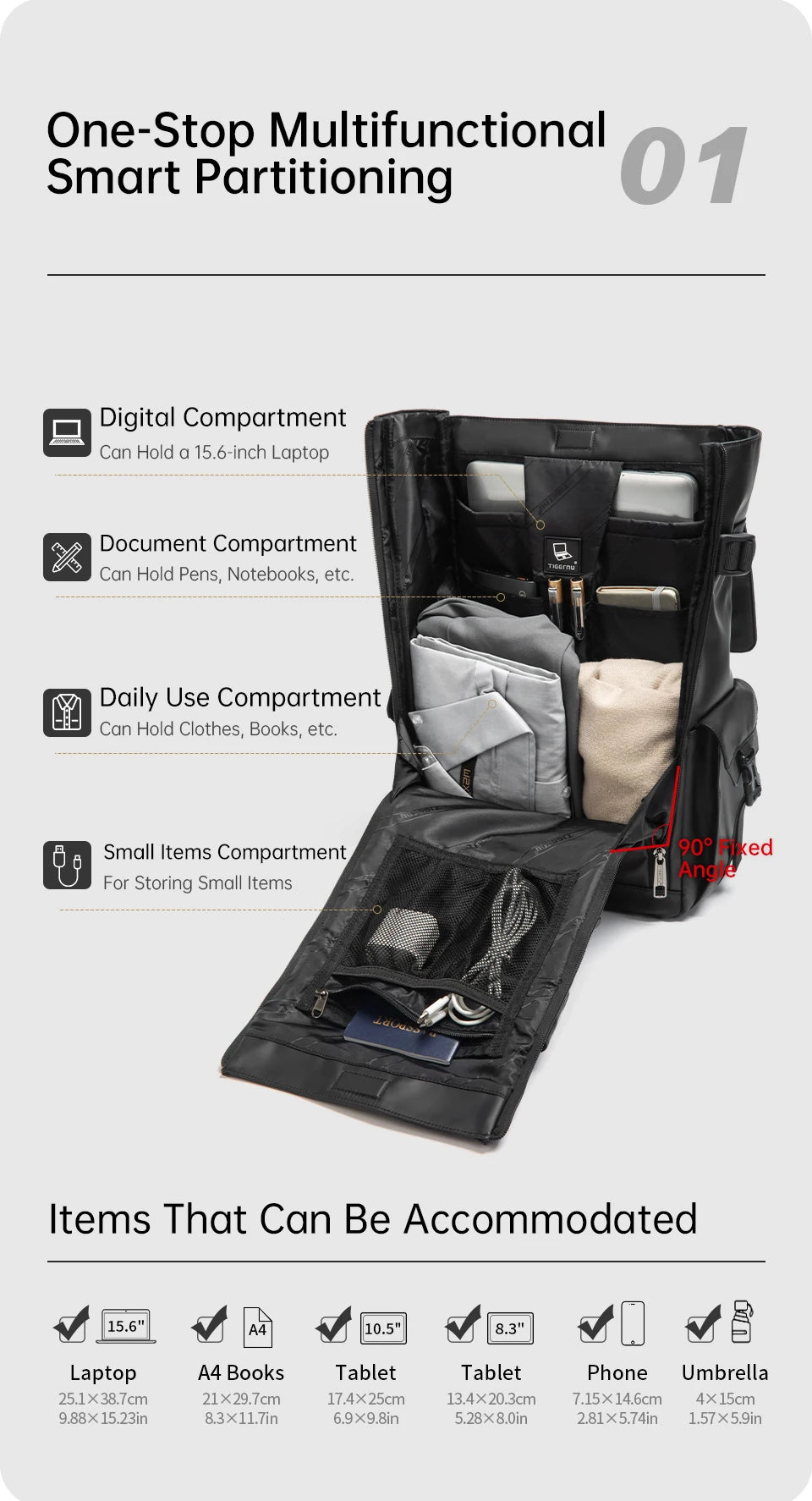 Modern Korean Style Backpack