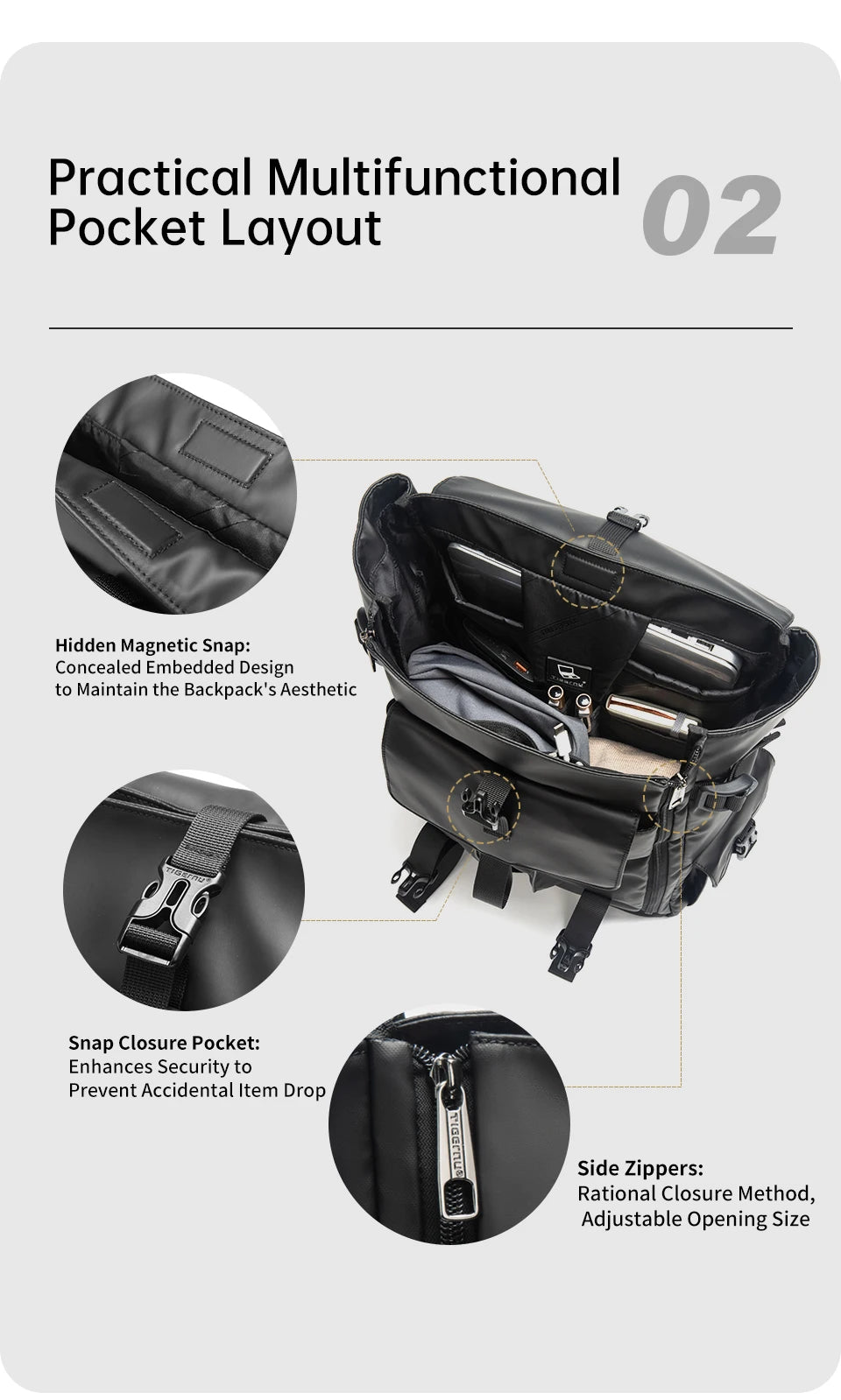 Modern Korean Style Backpack