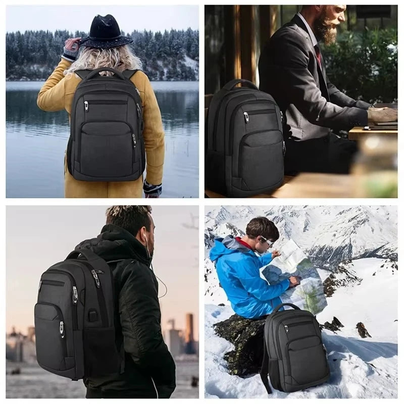 Multi-Compartment Laptop Backpack