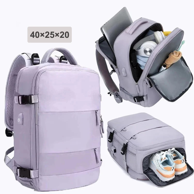 Multifunctional 40x25x20 Travel Backpack