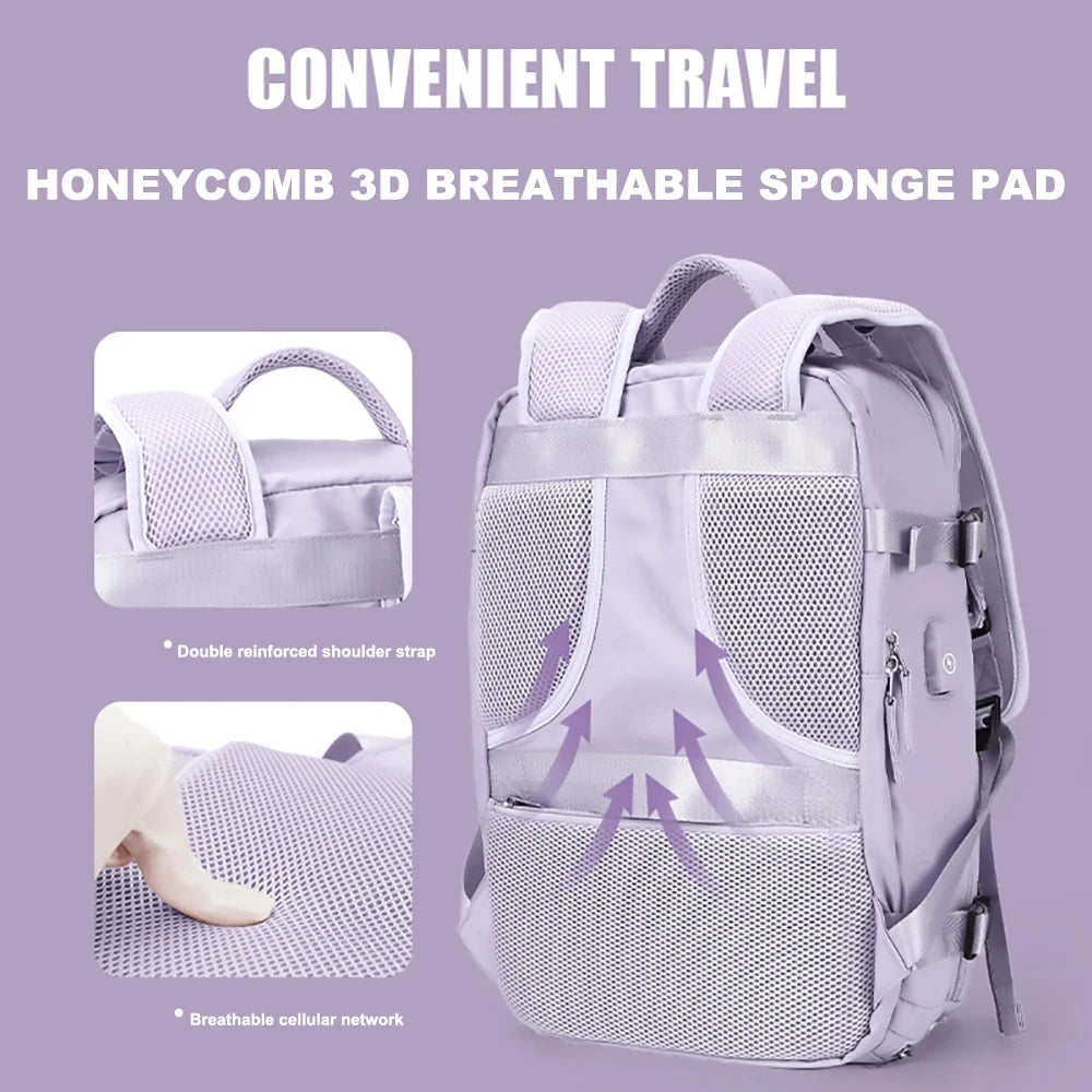 Multifunctional 40x25x20 Travel Backpack