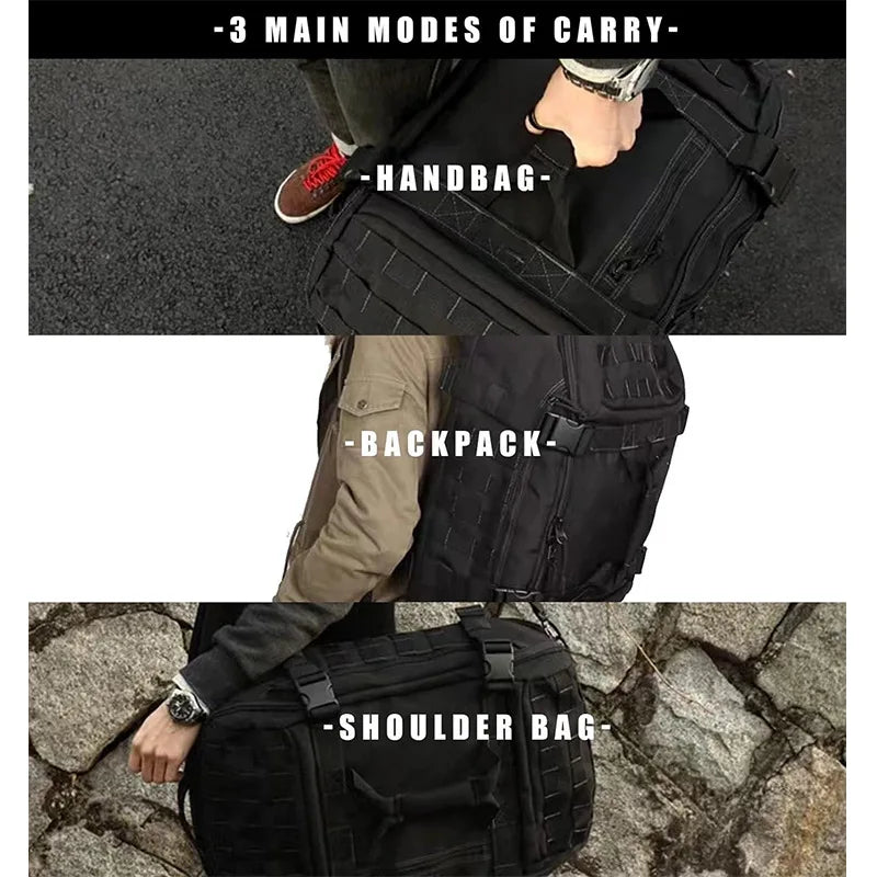 Multifunctional Camouflage Backpack & Travel Duffel Bag
