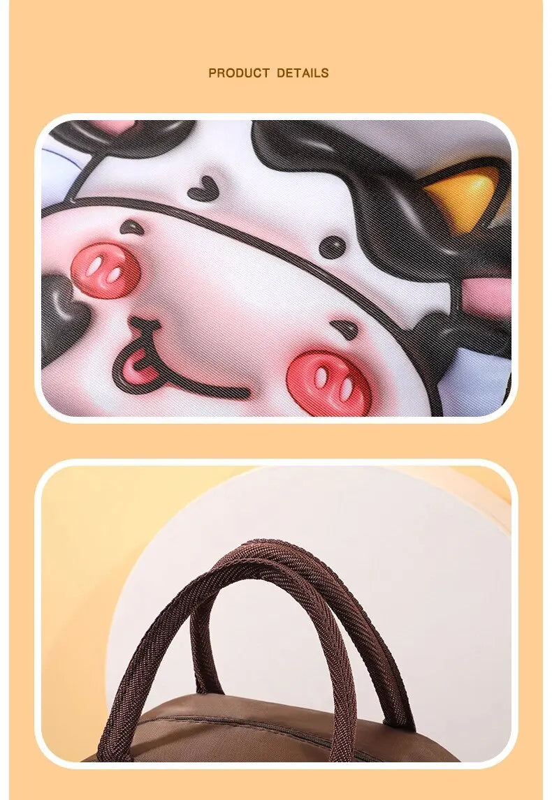 Portable 3D Cartoon Lunch Bag