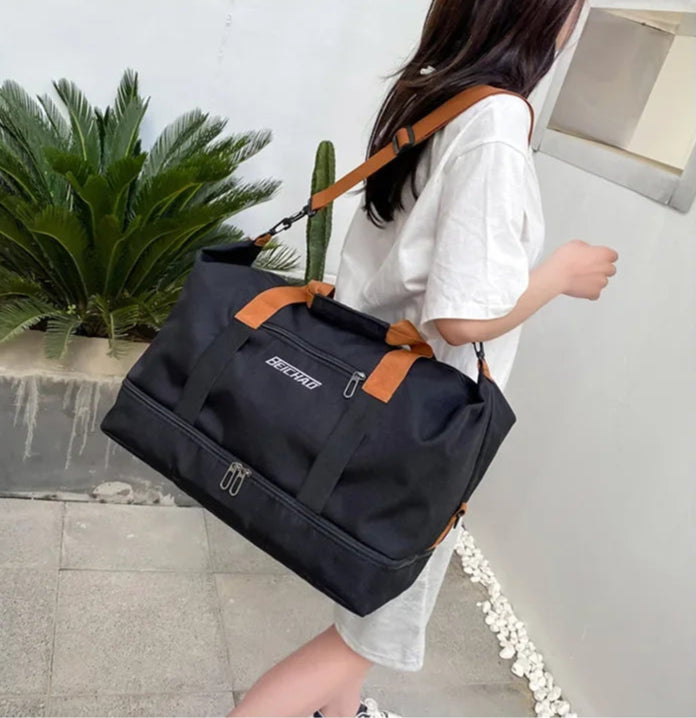 Portable Travel Gym & Fitness Duffle Bag